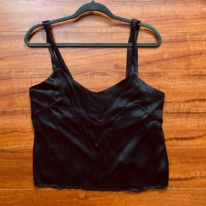 Shimmery Zara Black Tank Top